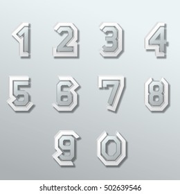Vector numbers. File is in eps10 format.