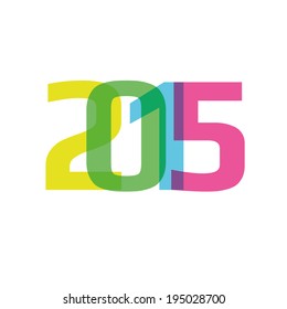 Vector numbers of the new year 2015