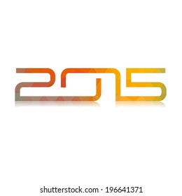 Vector numbers of the new year 2015