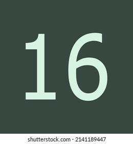 Vector of numbers. Perfect for kids book, poster learn for kids, etc.