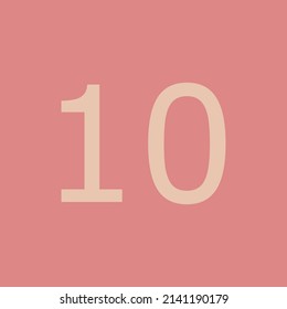 Vector of numbers. Perfect for kids book, poster learn for kids, etc.