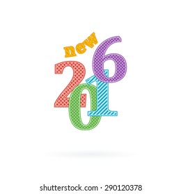 Vector numbers similar to 2016 pieces of tissue