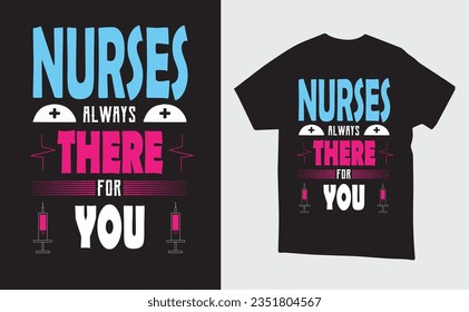 Vector Nurse illustration t-shirt or poster Design 