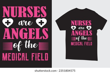 Vector Nurse illustration t-shirt or poster Design 