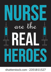 
Vector Nurse illustration t-shirt or poster Design 