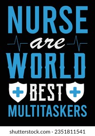 
Vector Nurse illustration t-shirt or poster Design 