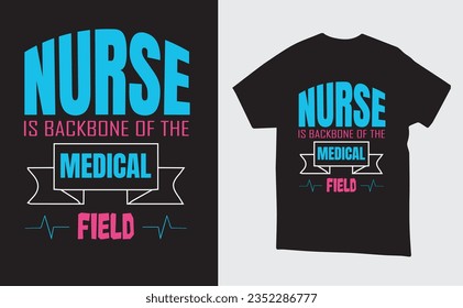 Vector Nurse illustration t-shirt or poster Design 