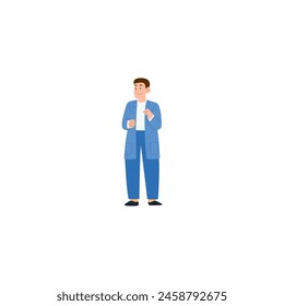 vector nurse pose for national nurses day medical