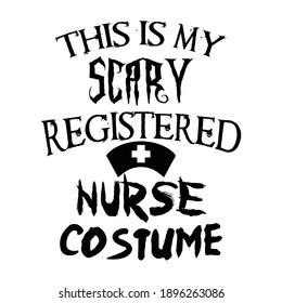 Vector Nurse Quote Text and Illustration
