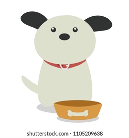 Vector nursery cute wild mammal animal pet dog