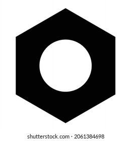 Diseño de iconos de glifo de nuez vectorial
