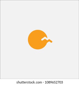 Vector of O Alphabet House Icon