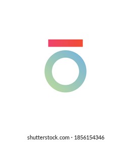vector of o letter logo concept. good for startup business and technology industry.