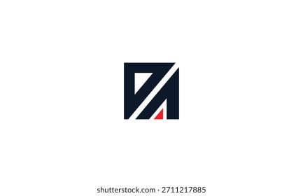 Logotipo de Vector OA, letra OA, diseño de logotipo de letra AO. Logotipo del monograma en mayúsculas de la letra AO inicial.