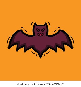 vector object about a Bat that can be used and added for any purpose you want especially very suitable for Halloween.
