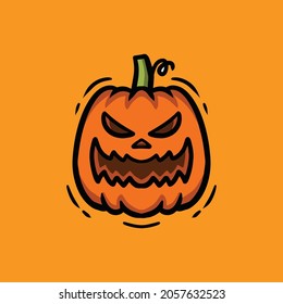 vector object about a Jack O Lantern that can be used and added for any purpose you want especially very suitable for Halloween.
