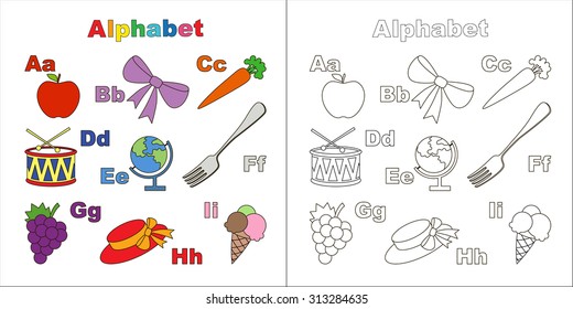 36,796 Alphabet Coloring Pages Images, Stock Photos & Vectors ...