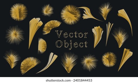 Vector Object, Creative Colorful Vector Object, 20 Unique Object.