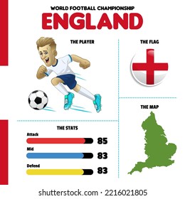 Vector object of England Football team