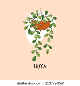 Objeto vectorial de planta interior de color plano. Una flor en un contenedor.