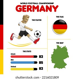 Vector object of Germany Football team