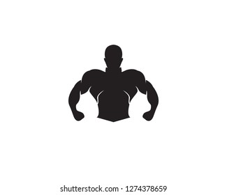 Vector object and Icons for Sport Label, Gym Badge, Fitness Logo Design - Vector