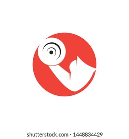 Vector object and Icons for Sport Label, Gym Badge, Fitness Logo Design