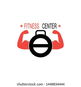 Vector object and Icons for Sport Label, Gym Badge, Fitness Logo Design
