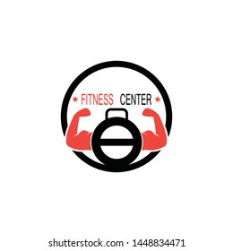 Vector object and Icons for Sport Label, Gym Badge, Fitness Logo Design