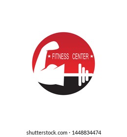 Vector object and Icons for Sport Label, Gym Badge, Fitness Logo Design
