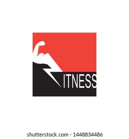 Vector object and Icons for Sport Label, Gym Badge, Fitness Logo Design