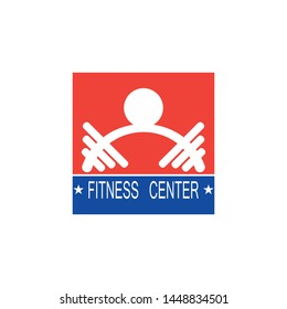 Vector object and Icons for Sport Label, Gym Badge, Fitness Logo Design