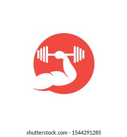 Vector object and Icons for Sport Label, Gym Badge, Fitness Logo Design