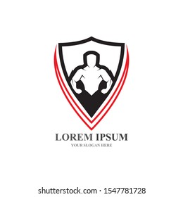 Vector object and Icons for Sport Label  Gym Badge  Fitness Logo Design