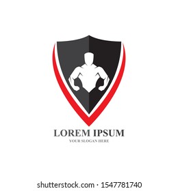 Vector object and Icons for Sport Label  Gym Badge  Fitness Logo Design