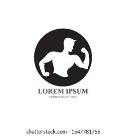 Vector object and Icons for Sport Label  Gym Badge  Fitness Logo Design