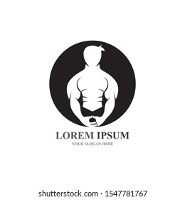 Vector object and Icons for Sport Label  Gym Badge  Fitness Logo Design