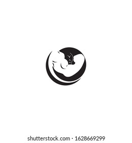 Vector object and Icons for Sport Label, Gym Badge, Fitness Logo Design