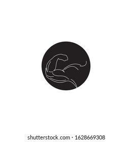 Vector object and Icons for Sport Label, Gym Badge, Fitness Logo Design