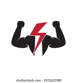 Vector object and Icons for Sport Label, Gym Badge, Fitness Logo Design