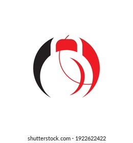 Vektorobjekte und Symbole für das Sportlabel, Gymnasialzeichen, Logo-Design für Fitness