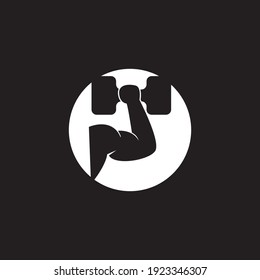 Objeto vectorial e iconos para etiqueta deportiva, placa de gimnasio, diseño de logotipo de fitness