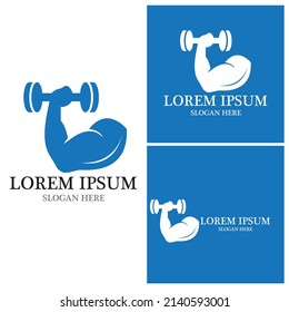 Vector object and Icons for Sport Label, Gym Badge, Fitness Logo Design