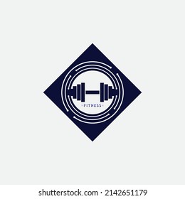 Vector object and Icons for Sport Label, Gym Badge, Fitness Logo Design