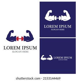 Vector object and Icons for Sport Label, Gym Badge, Fitness Logo Design