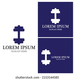 Vector object and Icons for Sport Label, Gym Badge, Fitness Logo Design