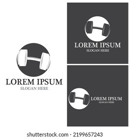 Vector Object And Icons For Sport Label, Gym Badge, Fitness Logo Design