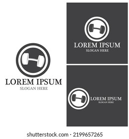 Vector Object And Icons For Sport Label, Gym Badge, Fitness Logo Design