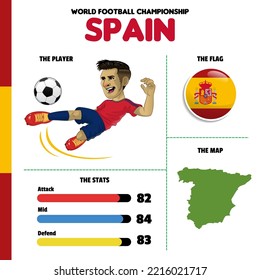 Vector object of Spain Football team