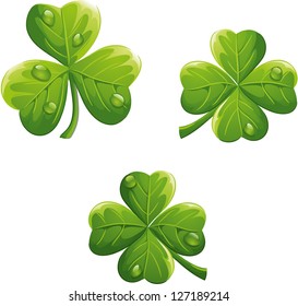 vector object to the St. Patrick's Day Clover